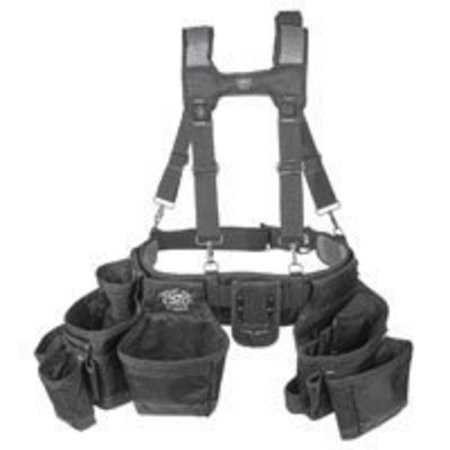 DEAD ON Dead On HDP369857 Framer's Suspension Rig, 52 in Waist, 19-Pocket, Poly Fabric, Black HDP369857